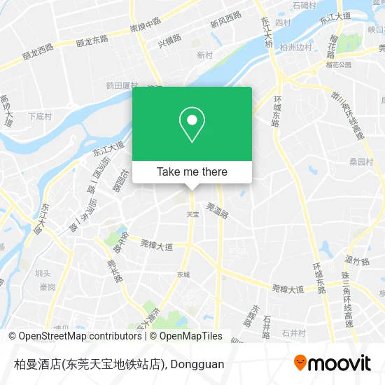 柏曼酒店(东莞天宝地铁站店) map