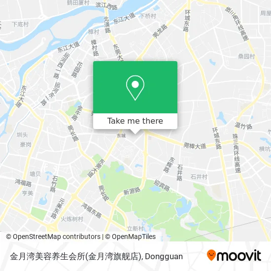 金月湾美容养生会所(金月湾旗舰店) map