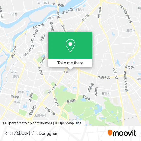 金月湾花园-北门 map