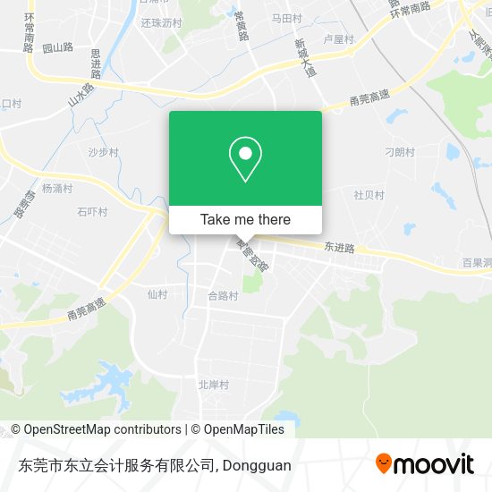 东莞市东立会计服务有限公司 map