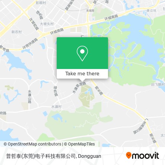 普哲泰(东莞)电子科技有限公司 map