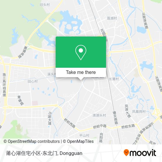 莆心湖住宅小区-东北门 map