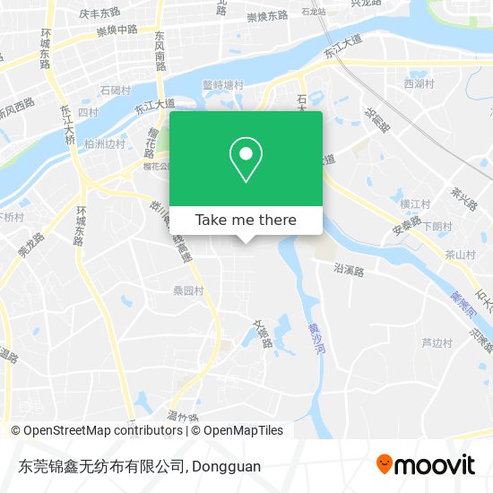 东莞锦鑫无纺布有限公司 map