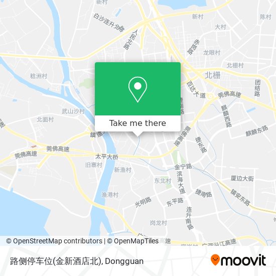 路侧停车位(金新酒店北) map