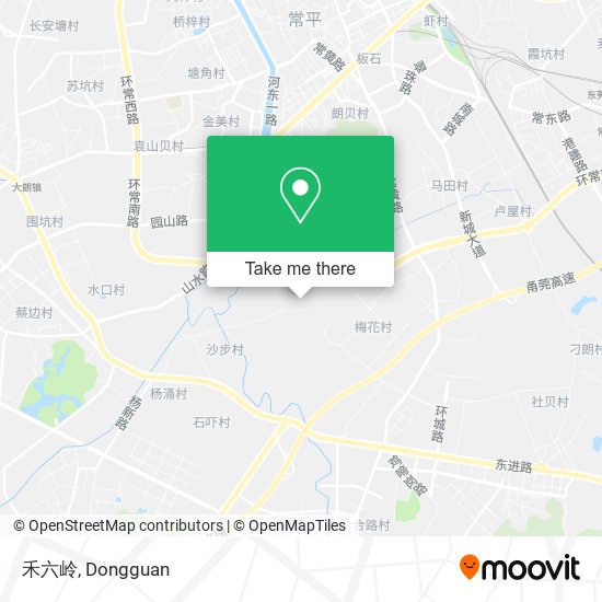 禾六岭 map