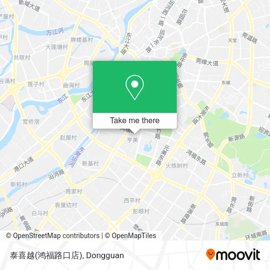 泰喜越(鸿福路口店) map