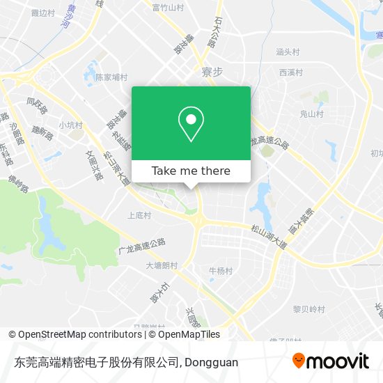 东莞高端精密电子股份有限公司 map