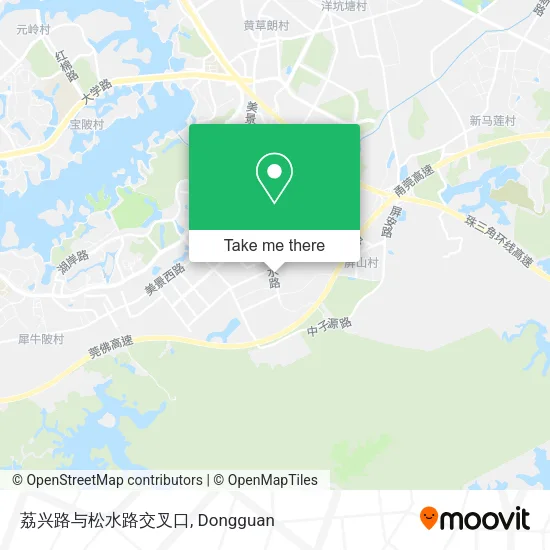 荔兴路与松水路交叉口 map