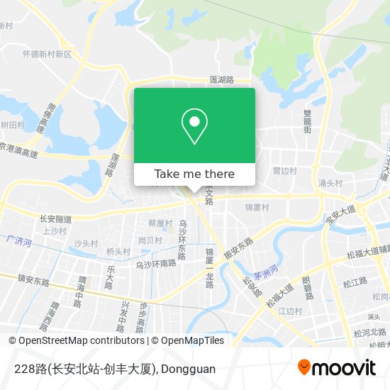 228路(长安北站-创丰大厦) map