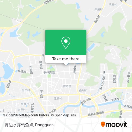 宵边水库钓鱼点 map
