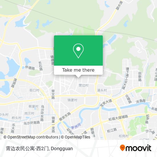 霄边农民公寓-西2门 map