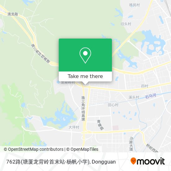 762路(塘厦龙背岭首末站-杨帆小学) map