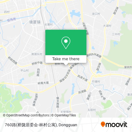 760路(桥陇居委会-林村公寓) map