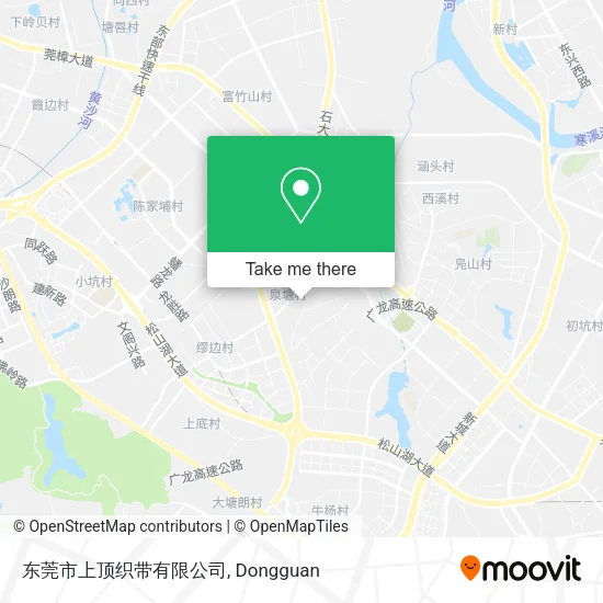 东莞市上顶织带有限公司 map