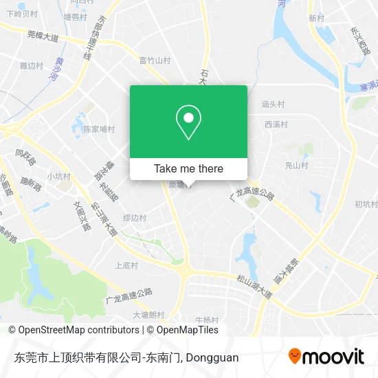 东莞市上顶织带有限公司-东南门 map
