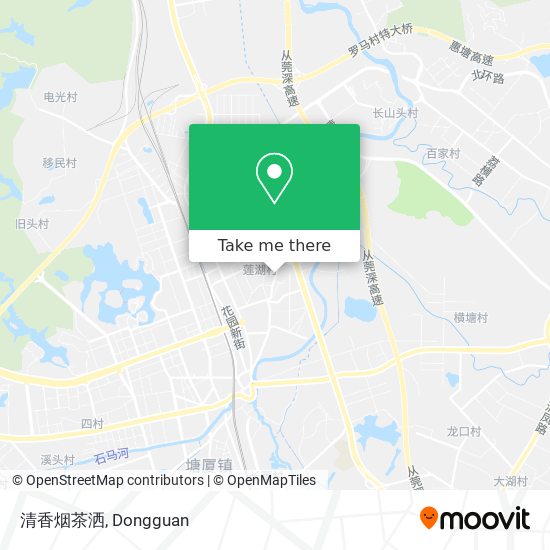 清香烟茶洒 map