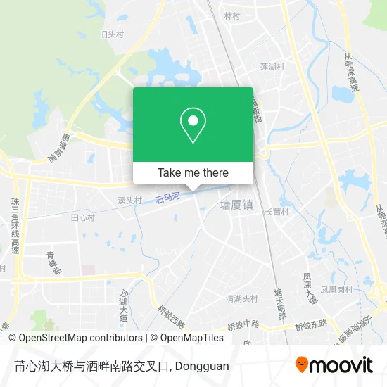 莆心湖大桥与洒畔南路交叉口 map