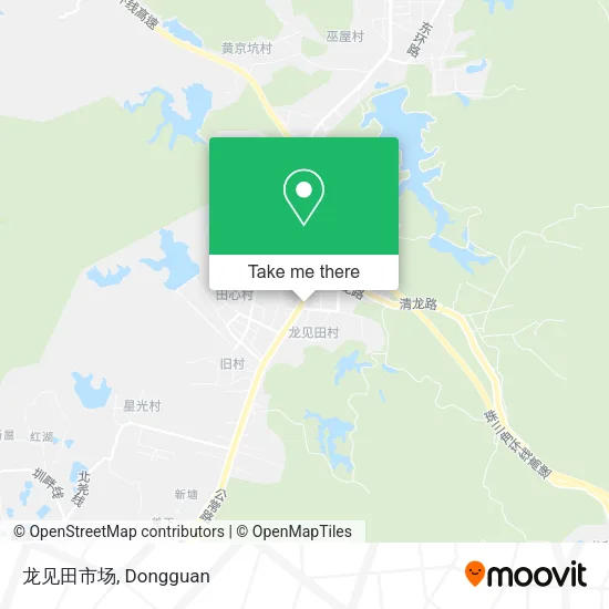 龙见田市场 map