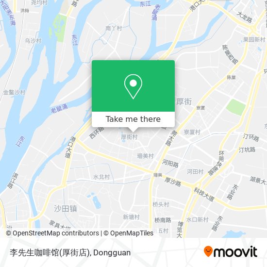 李先生咖啡馆(厚街店) map