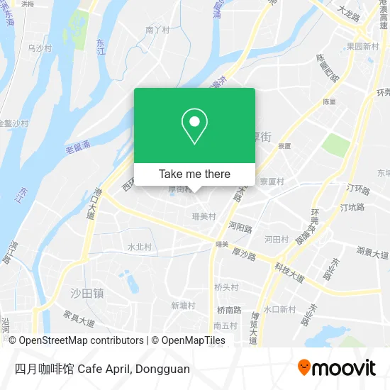 四月咖啡馆 Cafe April map