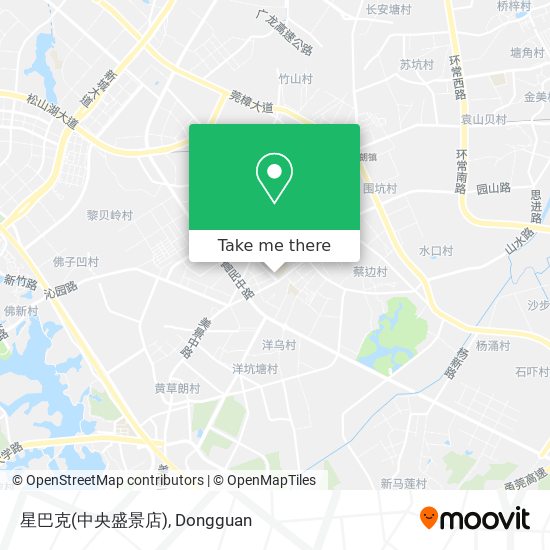 星巴克(中央盛景店) map