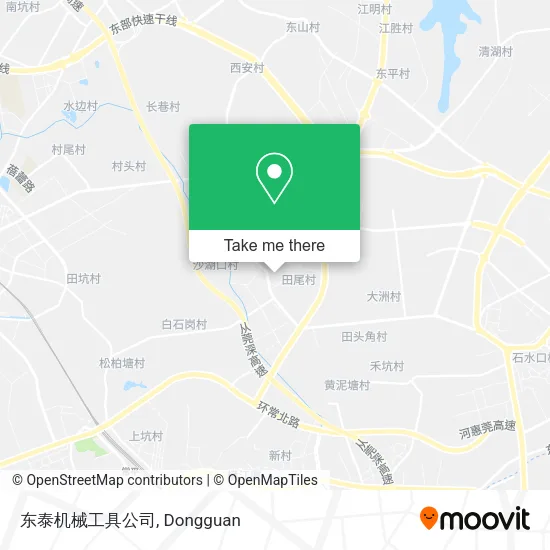东泰机械工具公司 map