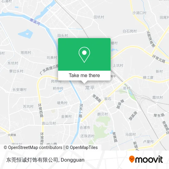 东莞恒诚灯饰有限公司 map