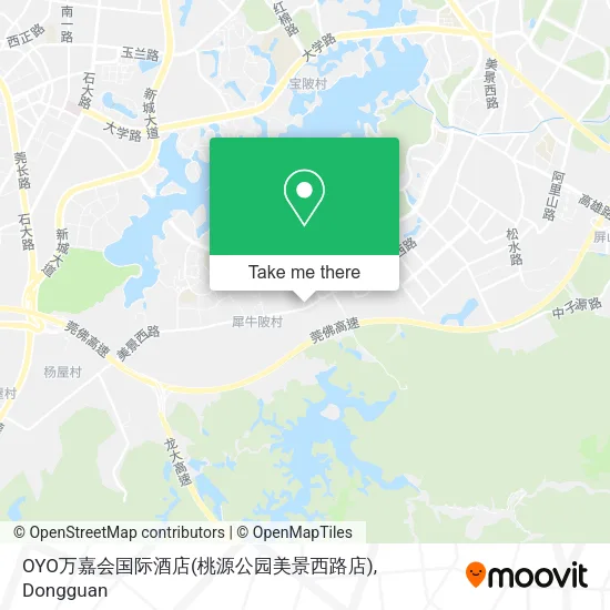 OYO万嘉会国际酒店(桃源公园美景西路店) map