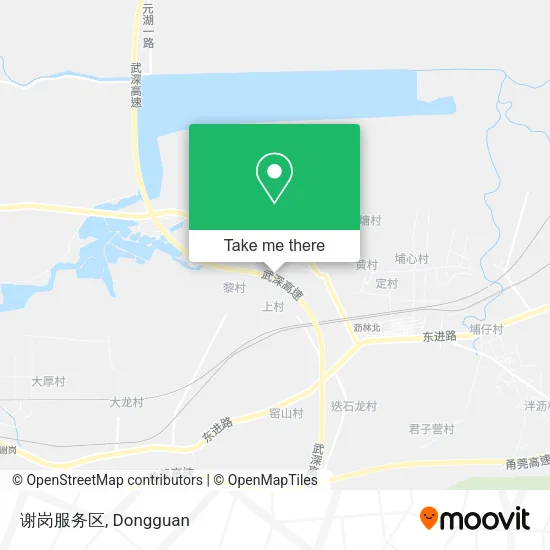 谢岗服务区 map