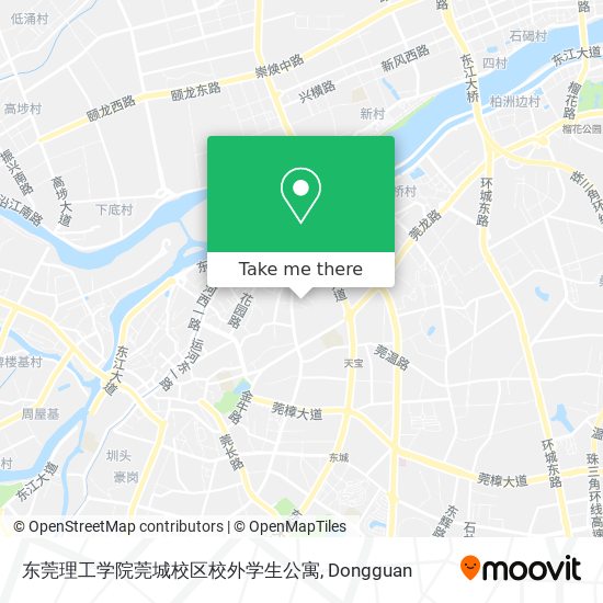 东莞理工学院莞城校区校外学生公寓 map