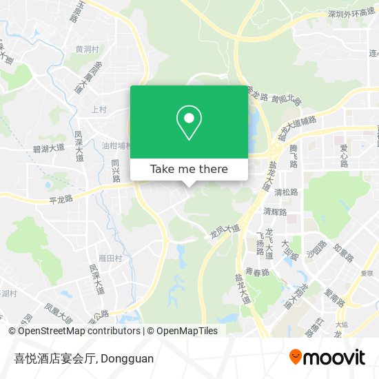 喜悦酒店宴会厅 map