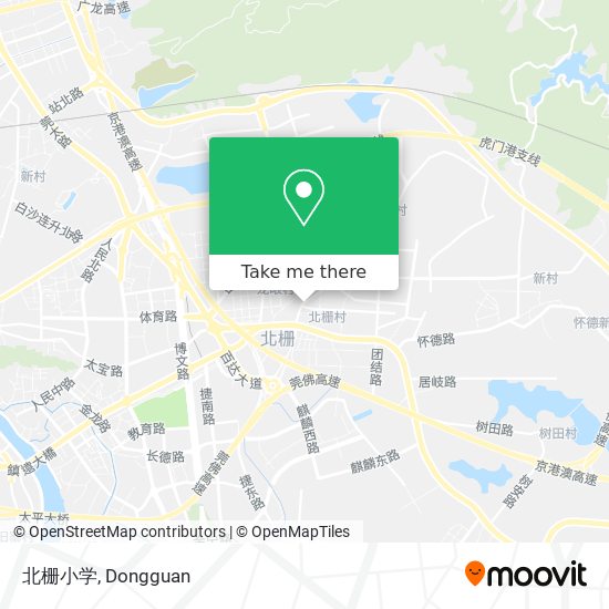 北栅小学 map