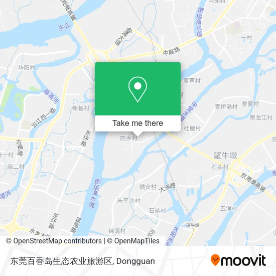 东莞百香岛生态农业旅游区 map