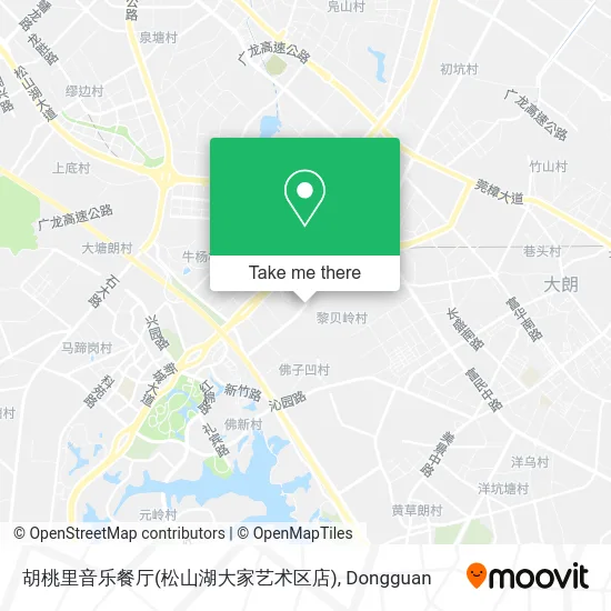 胡桃里音乐餐厅(松山湖大家艺术区店) map