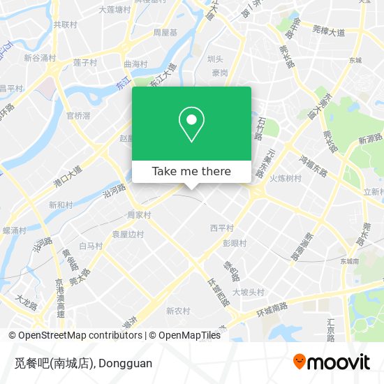 觅餐吧(南城店) map