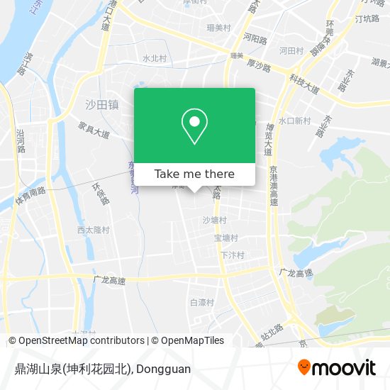 鼎湖山泉(坤利花园北) map