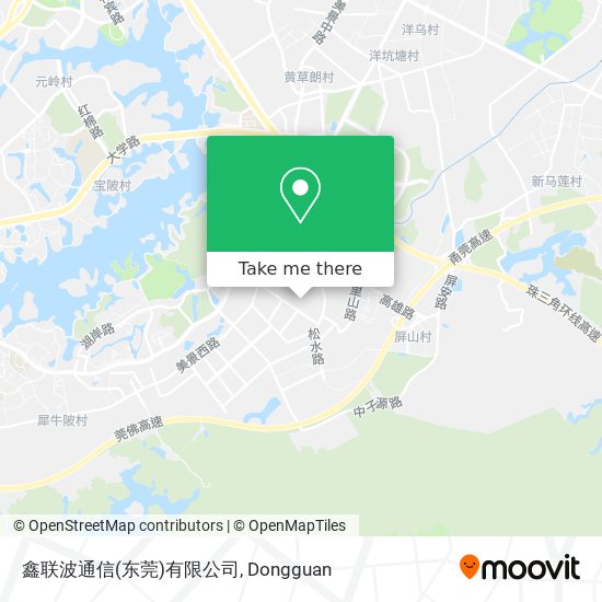 鑫联波通信(东莞)有限公司 map