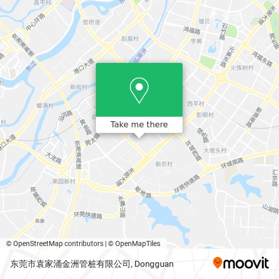 东莞市袁家涌金洲管桩有限公司 map