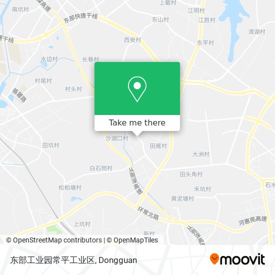东部工业园常平工业区 map