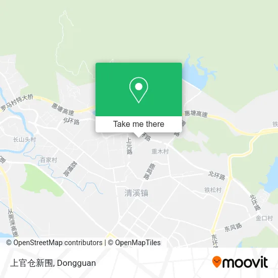 上官仓新围 map