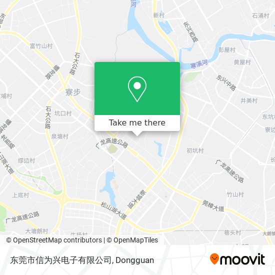 东莞市信为兴电子有限公司 map
