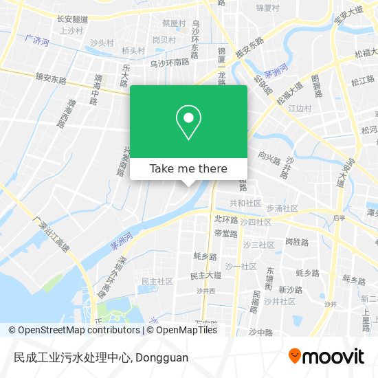 民成工业污水处理中心 map