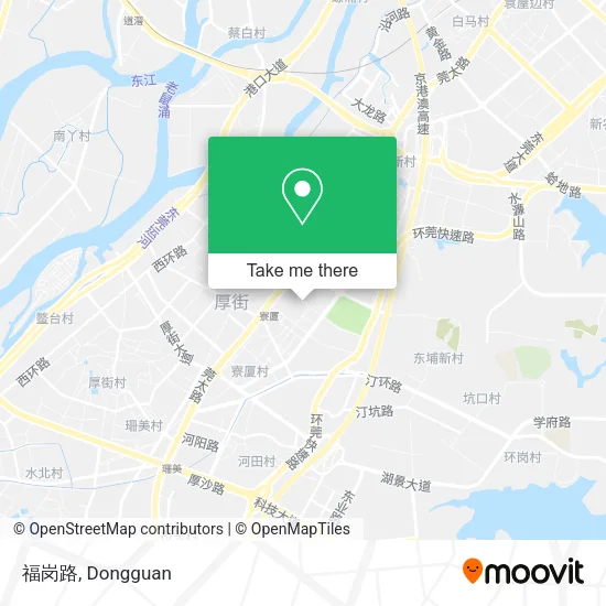 福岗路 map