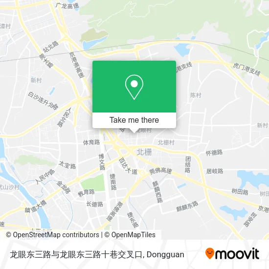 龙眼东三路与龙眼东三路十巷交叉口 map