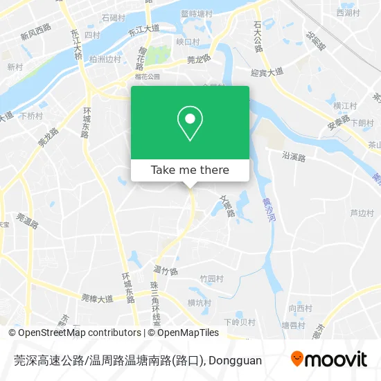 莞深高速公路/温周路温塘南路(路口) map