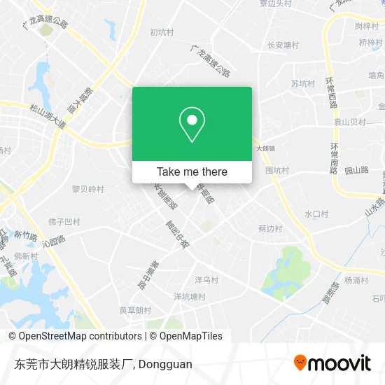 东莞市大朗精锐服装厂 map
