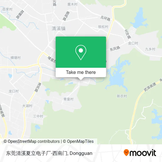 东莞清溪夏立电子厂-西南门 map