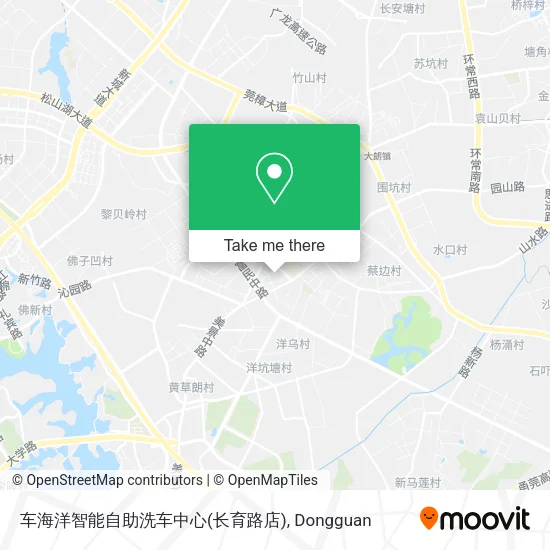 车海洋智能自助洗车中心(长育路店) map
