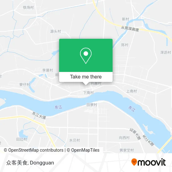 众客美食 map