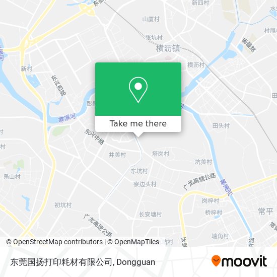 东莞国扬打印耗材有限公司 map